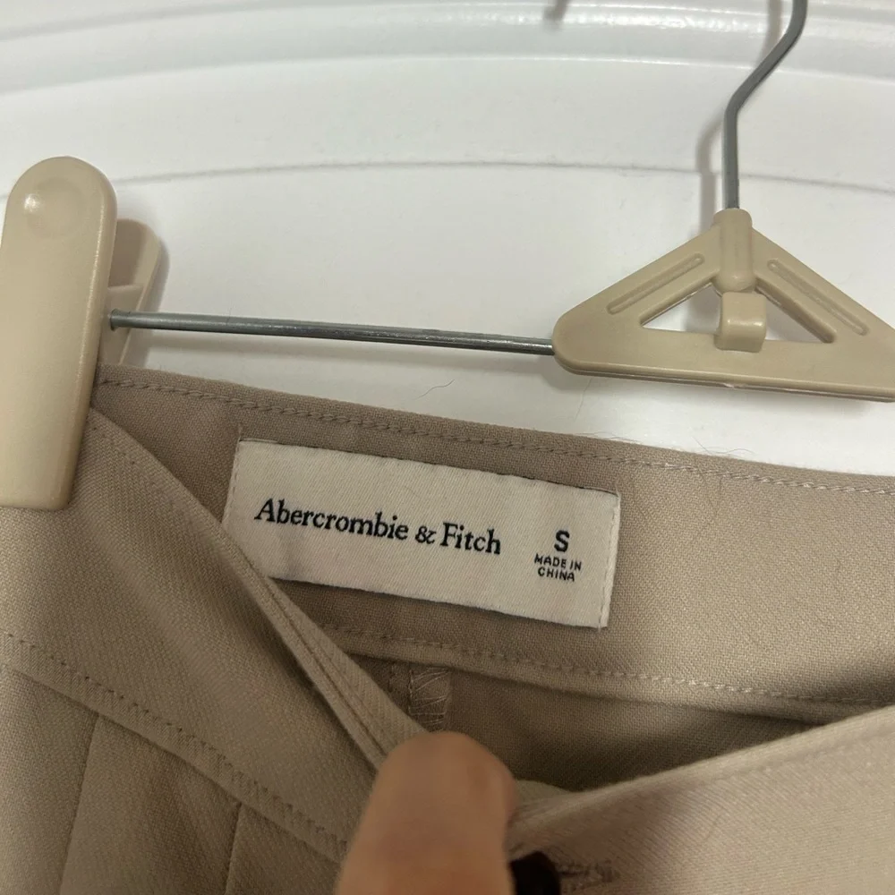 Abercrombie & Fitch Pleated Relaxed Trouser Pants Size S preppy chic preppy 90s - Picture 11 of 12